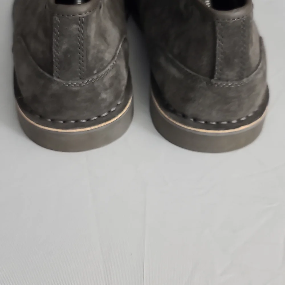 Kenneth Cole Reaction Men's Suede & Tweed Chukka Boots Gray Size 13 Dessert Sun